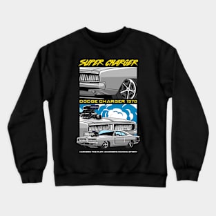 v8 Charger SRT Car Crewneck Sweatshirt